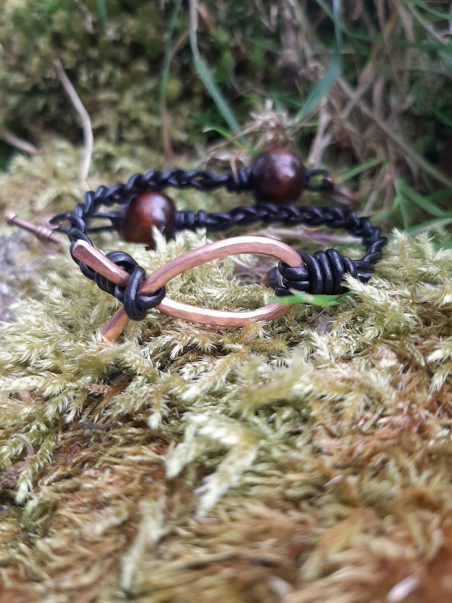 Copper Ichthys Amulet Bracelet - Jesus Fish | Christian Bracelet