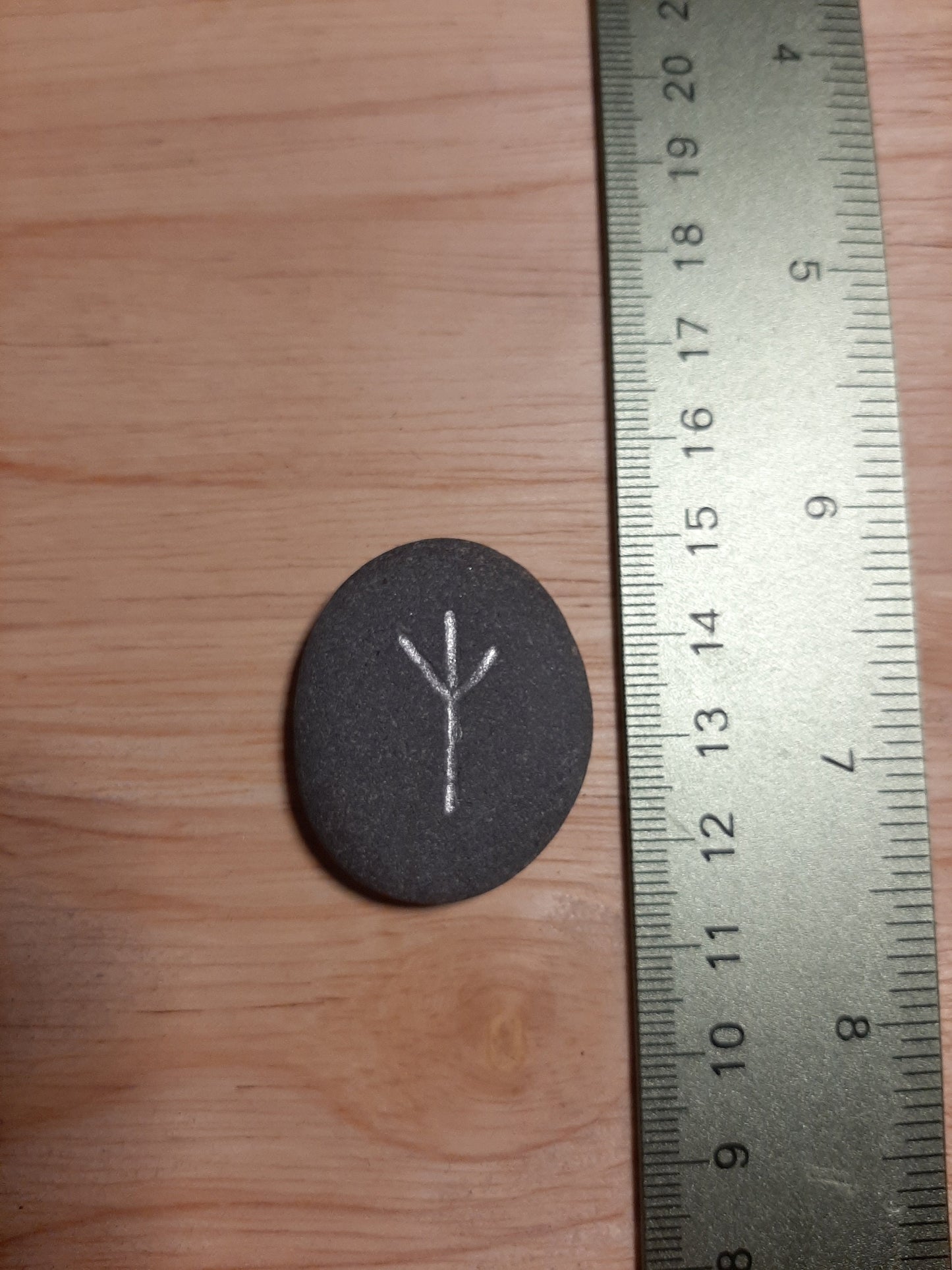 Carved Rune Stone, Palm Stone, Worry Stone, Home Stone, Pocket Stone, comfort stone