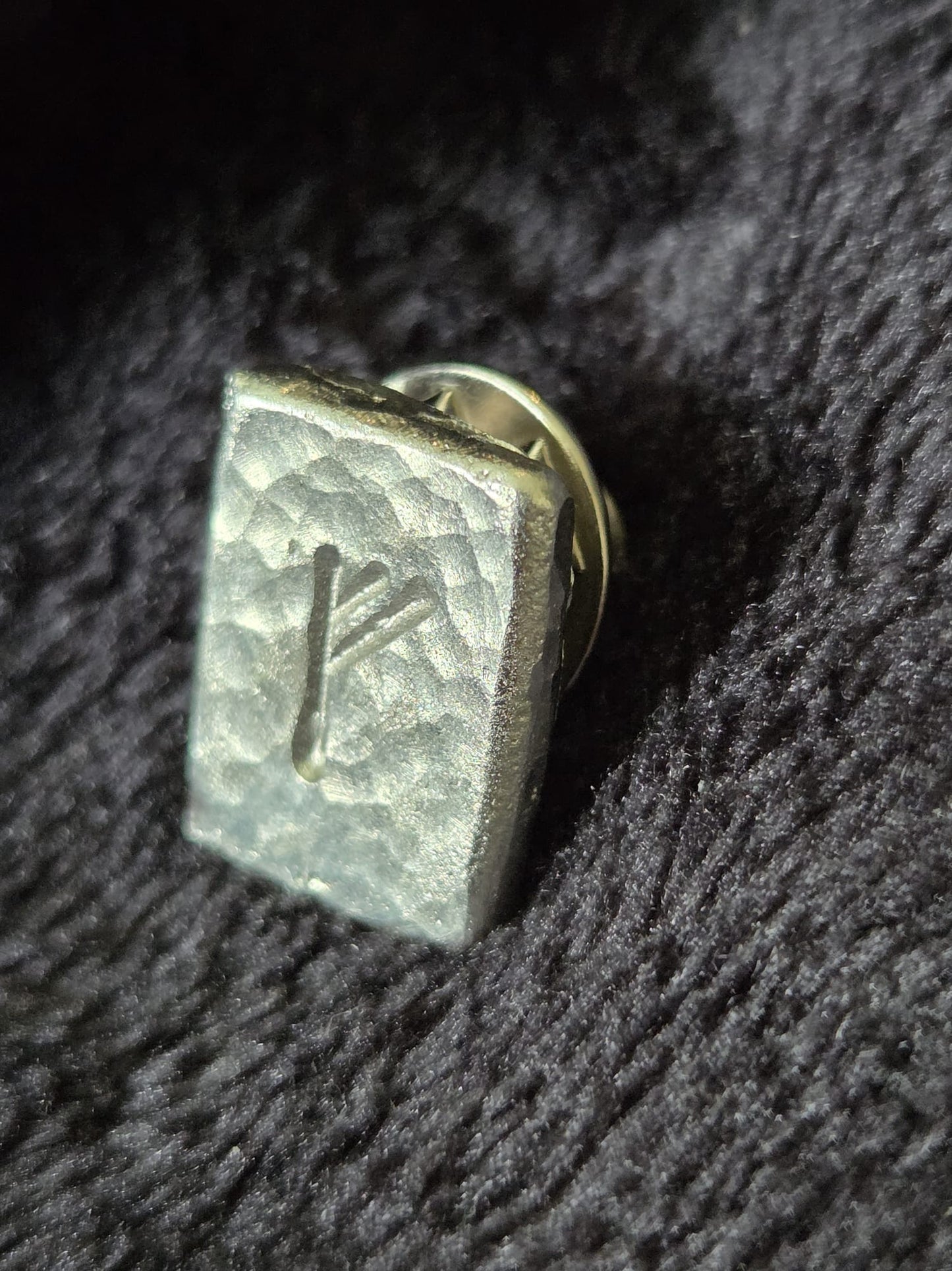 Viking Rune Pin Badge | Pewter | Luck, Wealth, Protection, Wisdom, Strength, Fellowship, Health, Courage