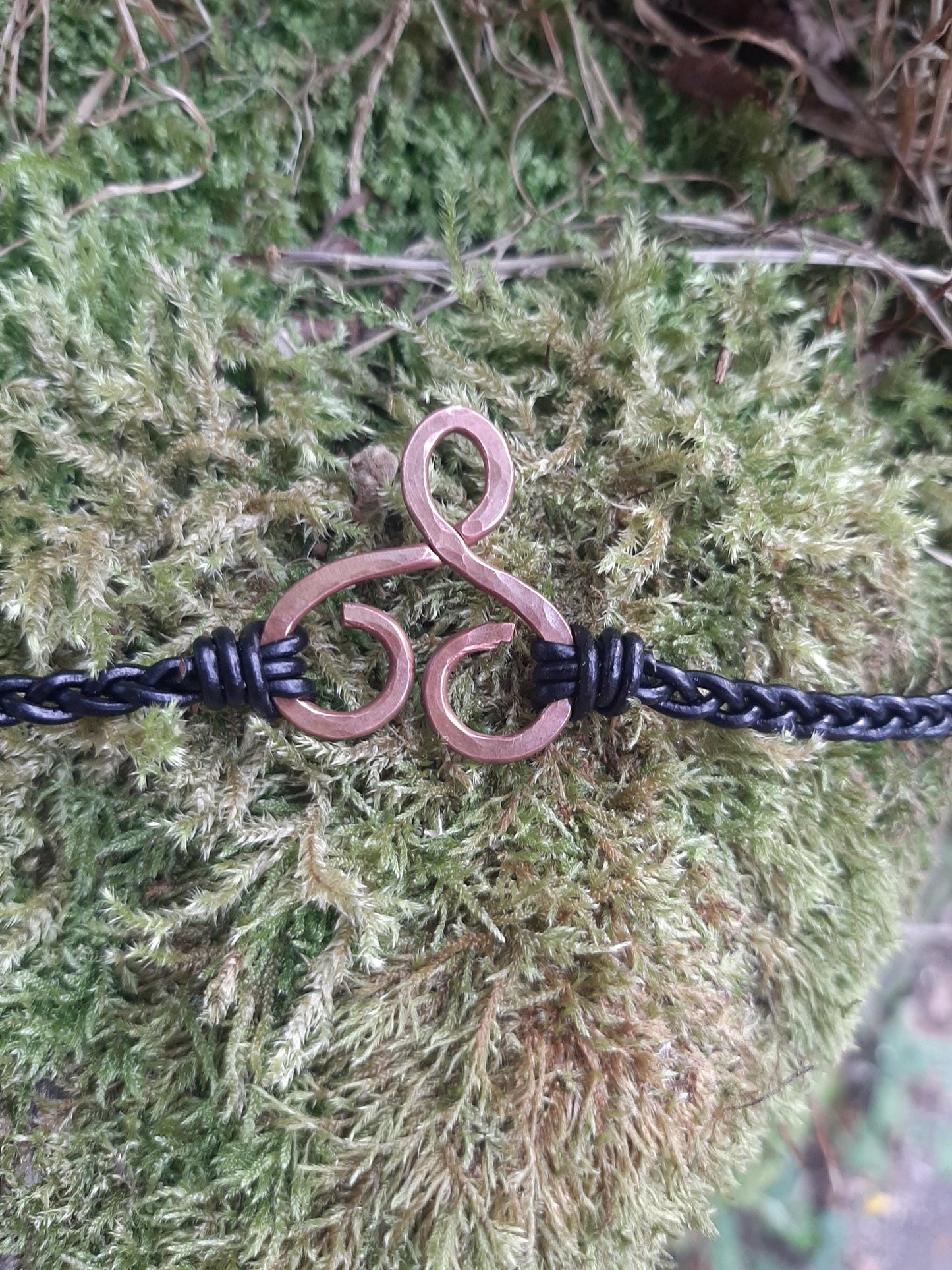 Celtic Gaia Copper Amulet Bracelet