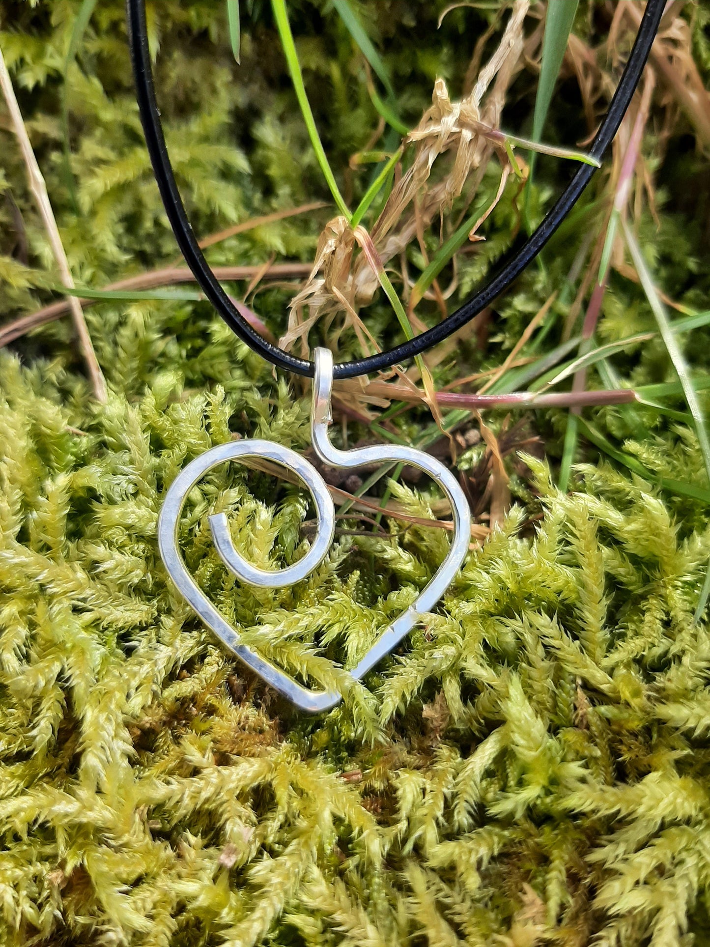 Silver Celtic Heart necklace | Celtic Necklace