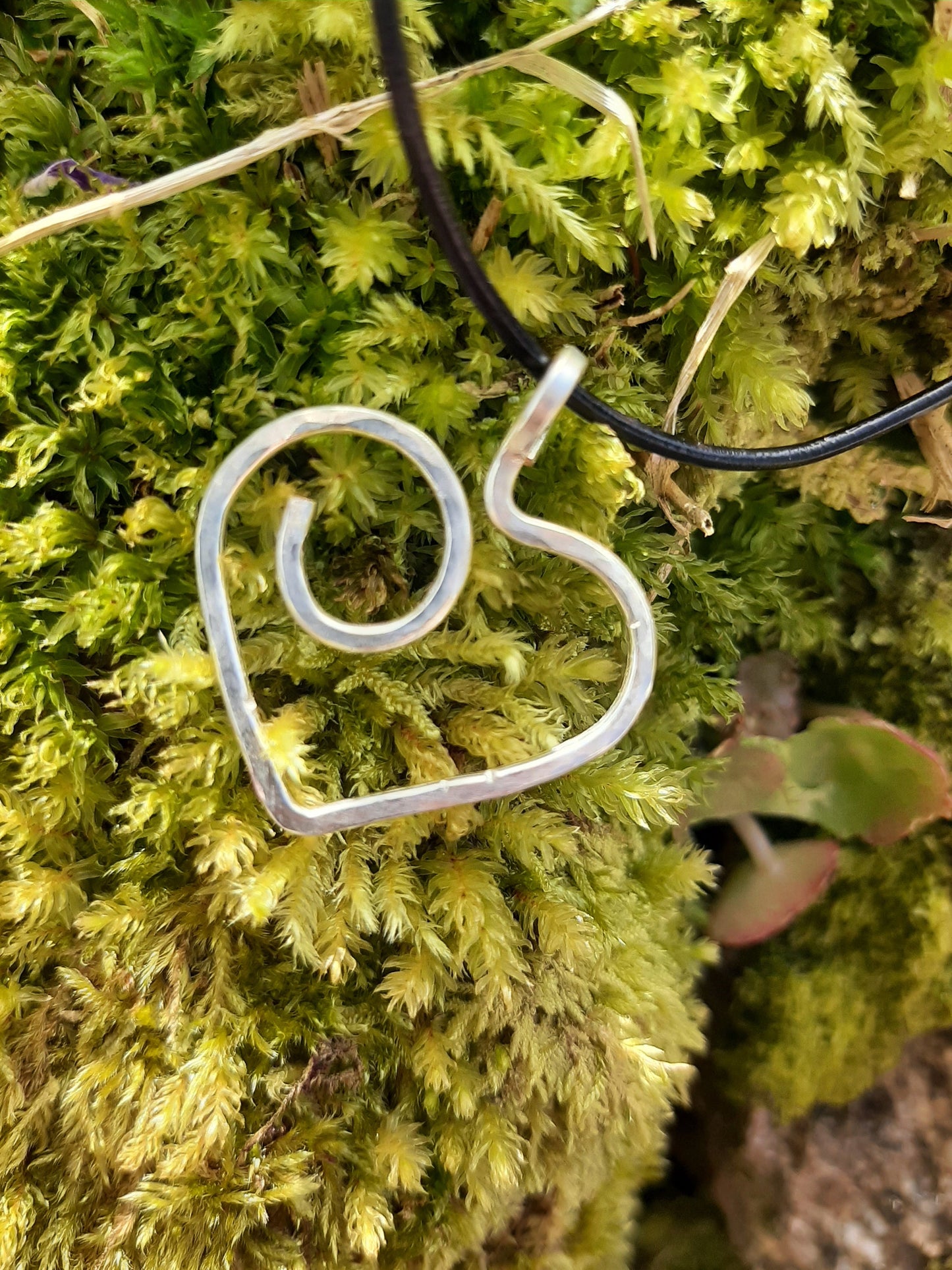 Silver Celtic Heart necklace | Celtic Necklace