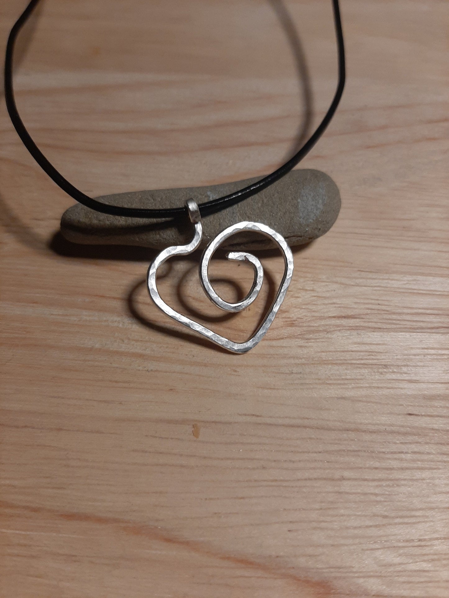 Silver Celtic Heart necklace | Celtic Necklace
