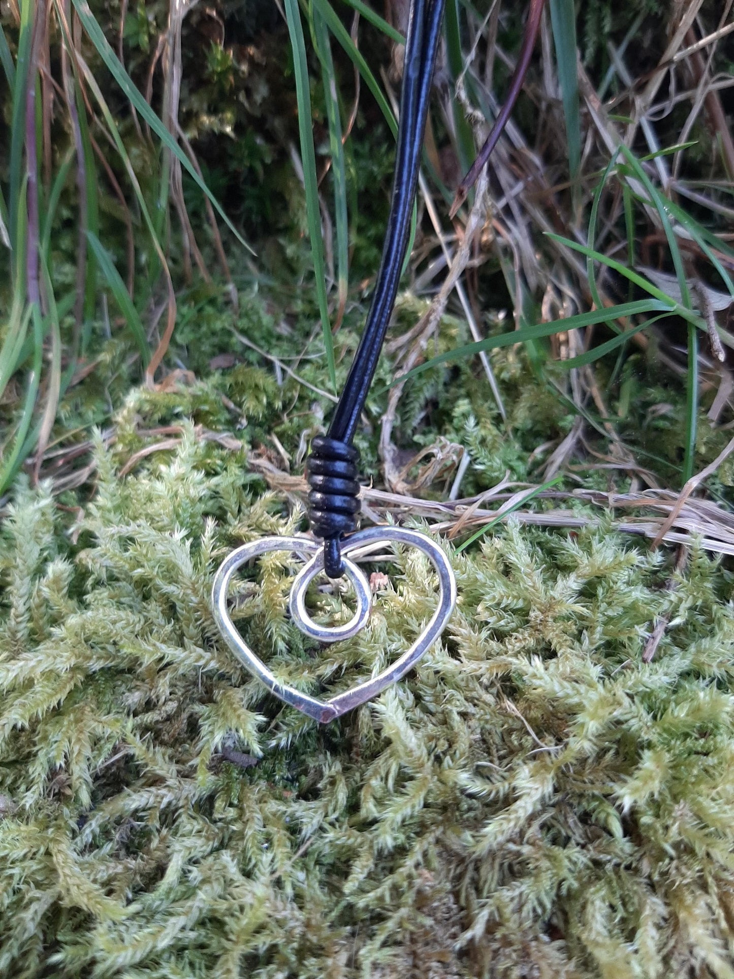 Silver Heart necklace | Celtic Necklace