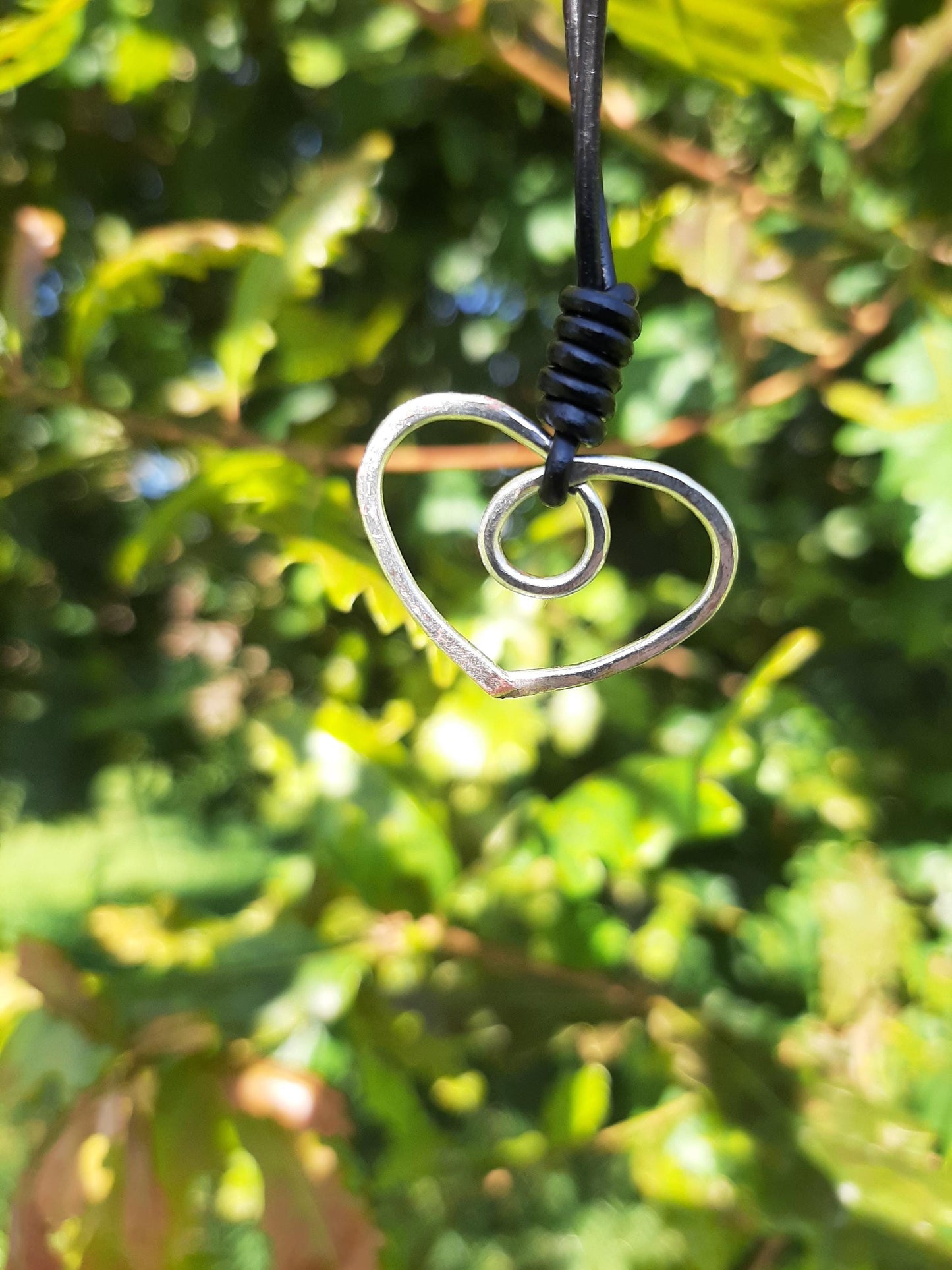 Silver Heart necklace | Celtic Necklace