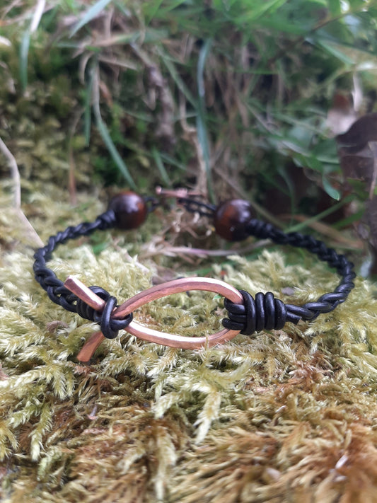 Copper Ichthys Amulet Bracelet - Jesus Fish | Christian Bracelet