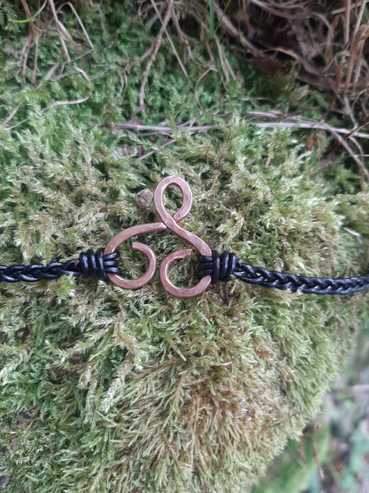 Celtic Gaia Copper Amulet Bracelet