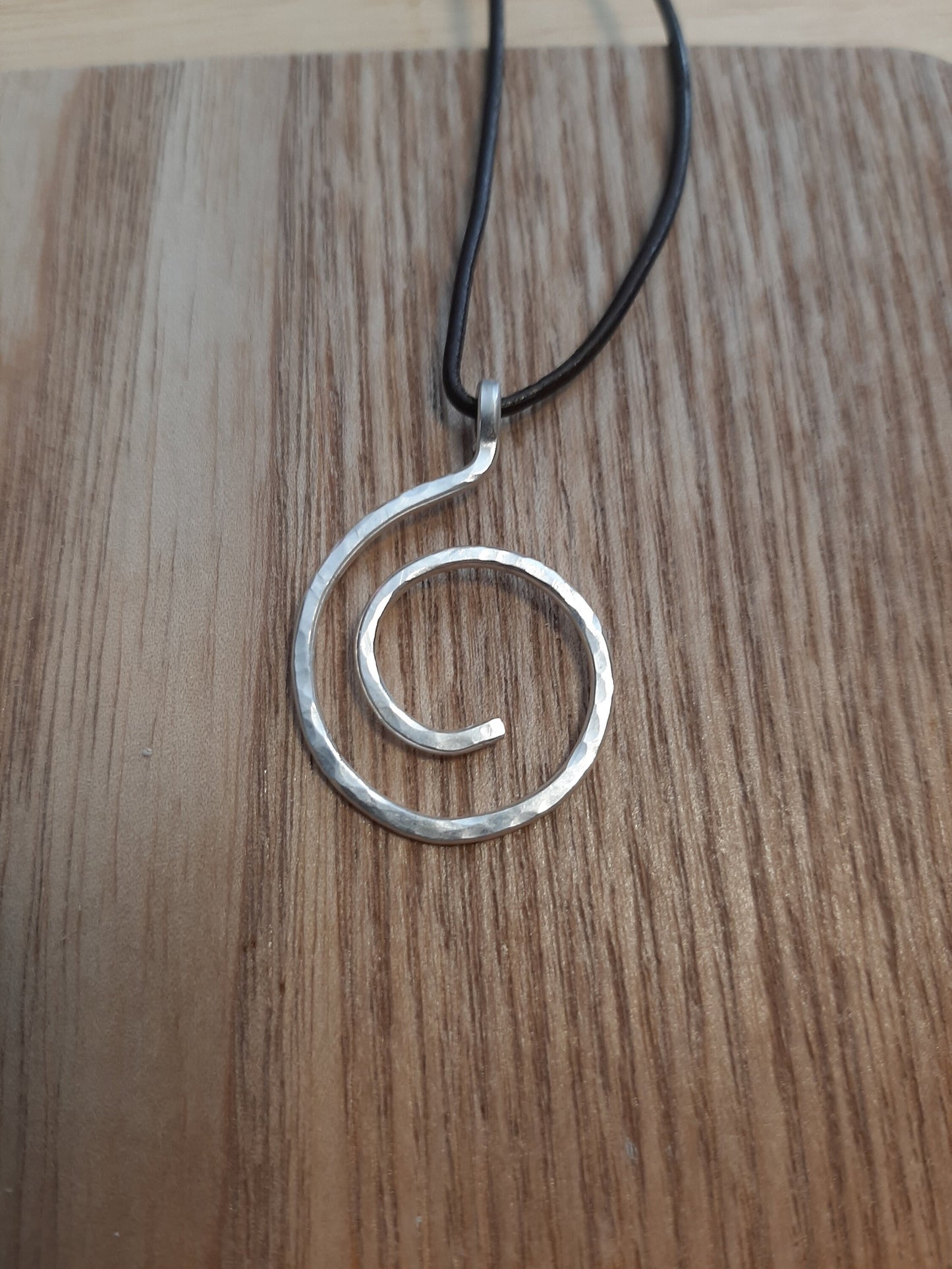 Silver Celtic Spiral necklace, Silver Swirly Necklace | Celtic Necklace