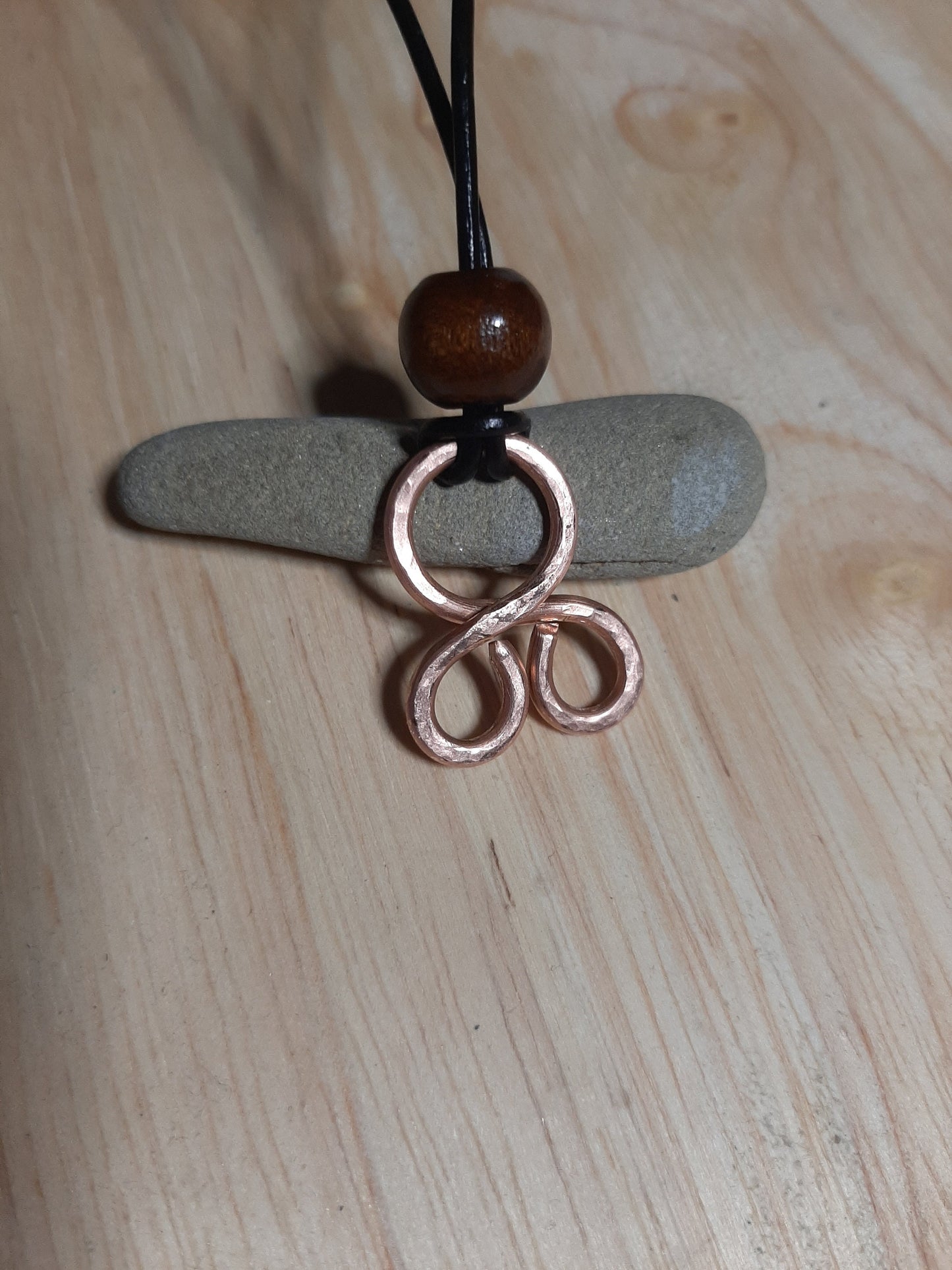 Troll Cross Necklace made from hammered copper - Protection - Norse | Viking Necklace