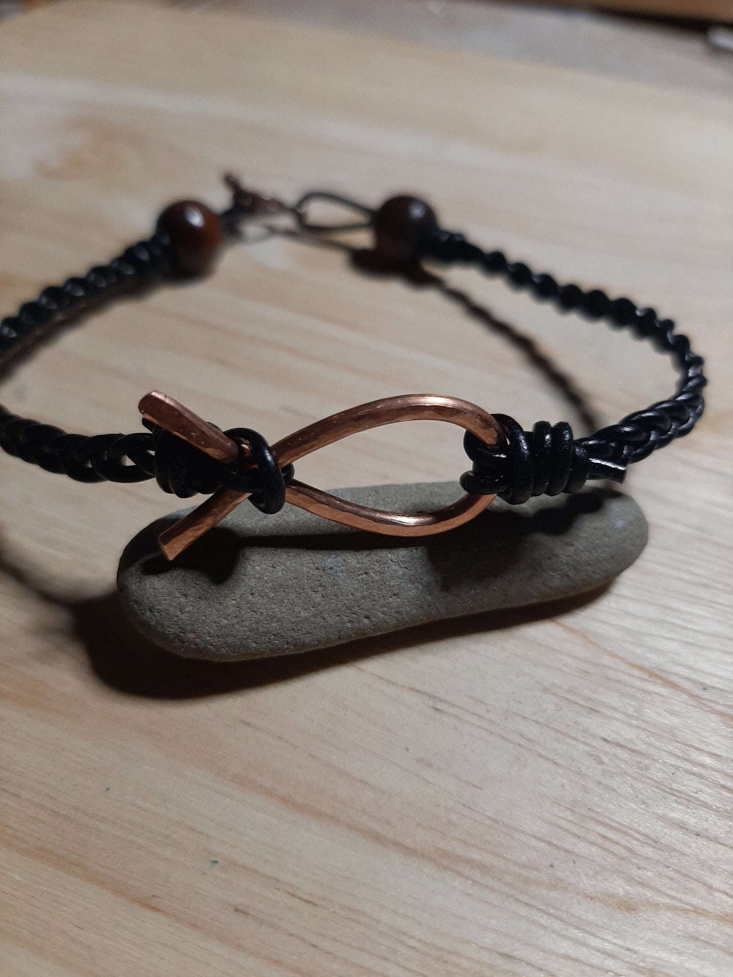 Copper Ichthys Amulet Bracelet - Jesus Fish | Christian Bracelet