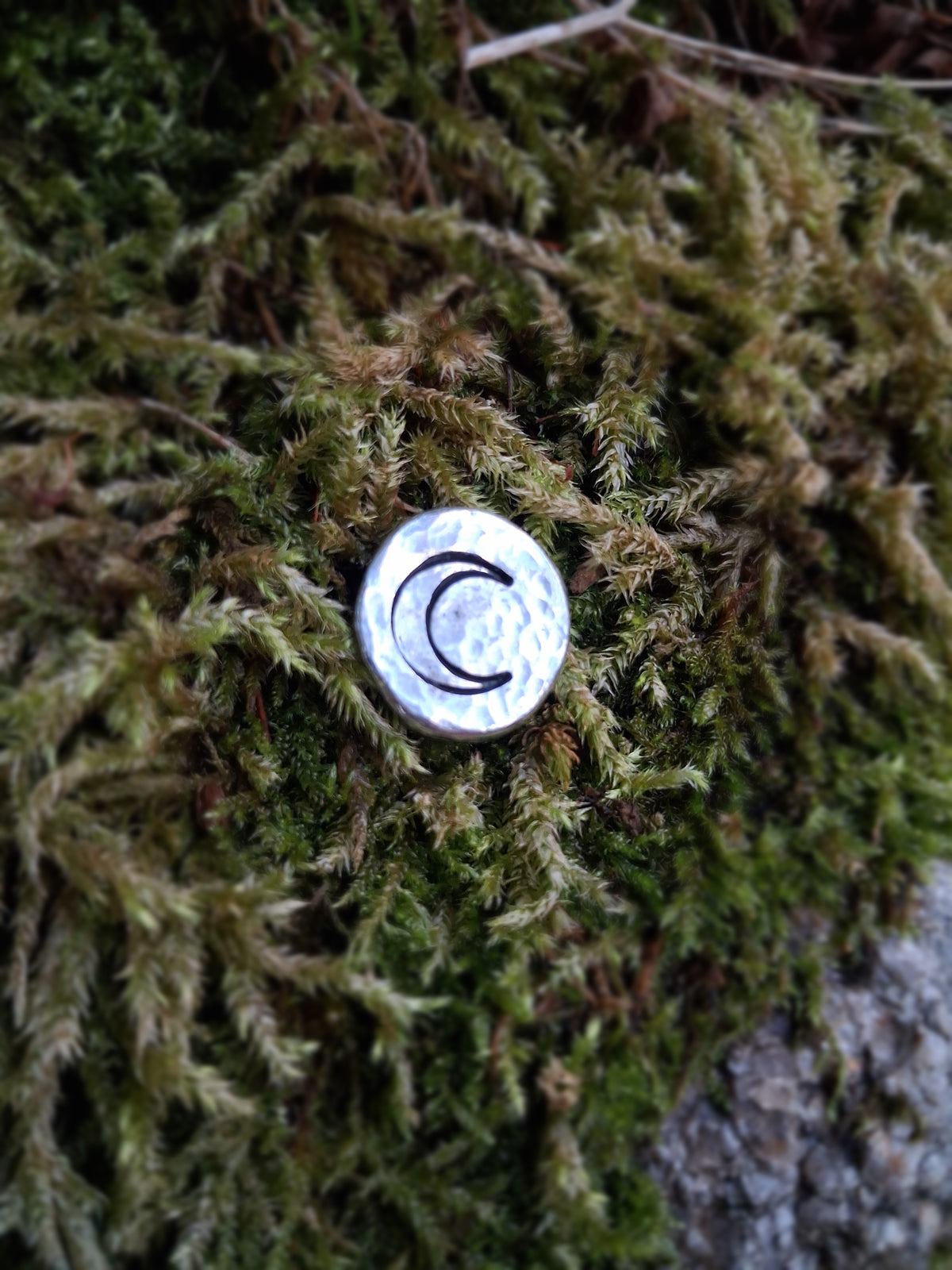 Moon Pin Badge | Pewter | Witchy, Magic, Pagan, Alternative