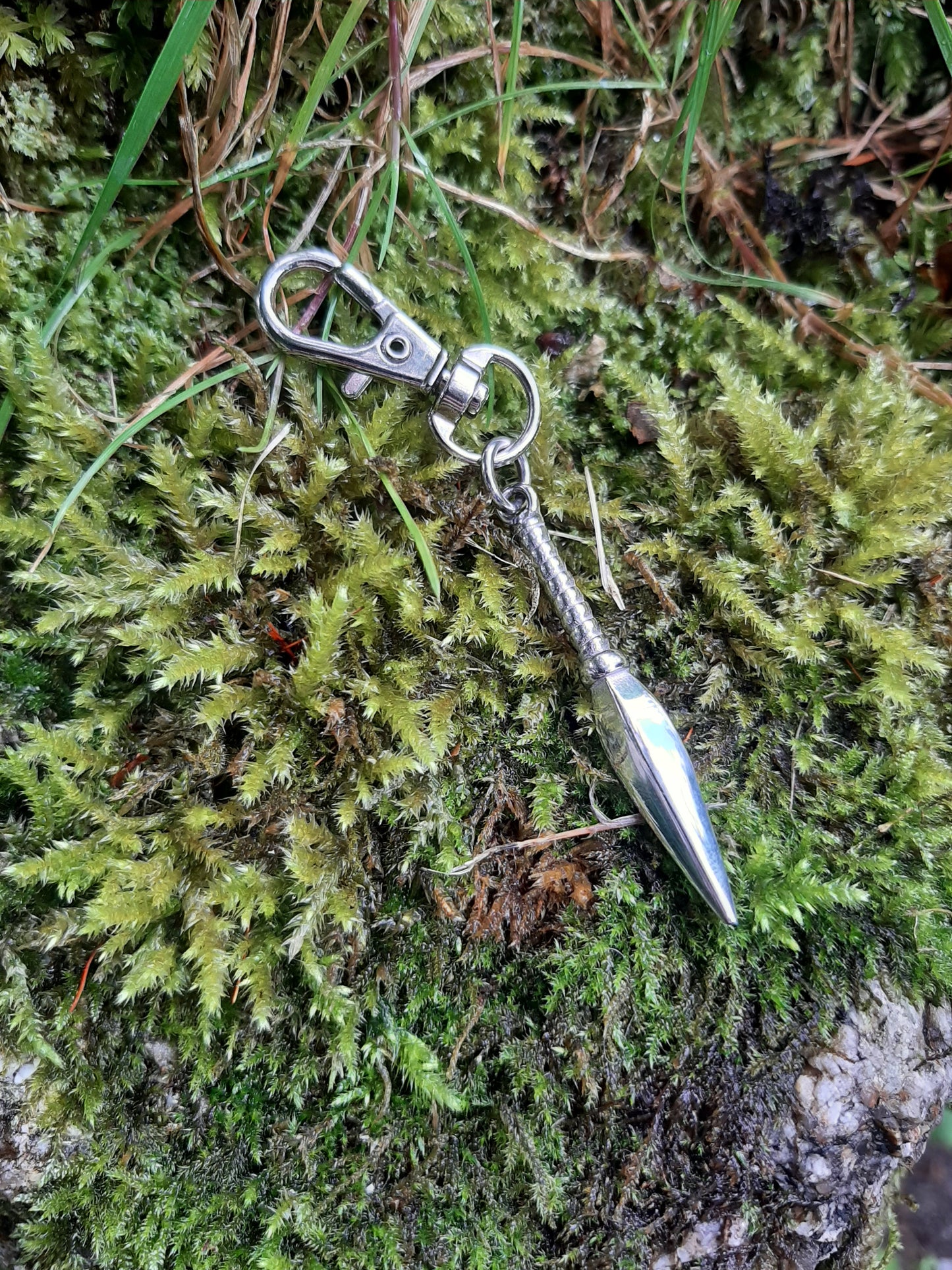 Odin's Spear Gungnir keyring - Stainless Steel
