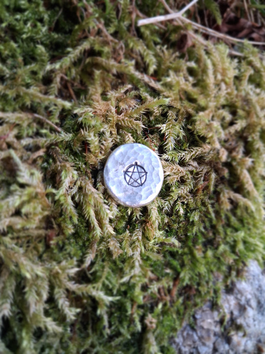 Pentagram Pin Badge | Pewter | Witchy, Magic, Pagan, Alternative