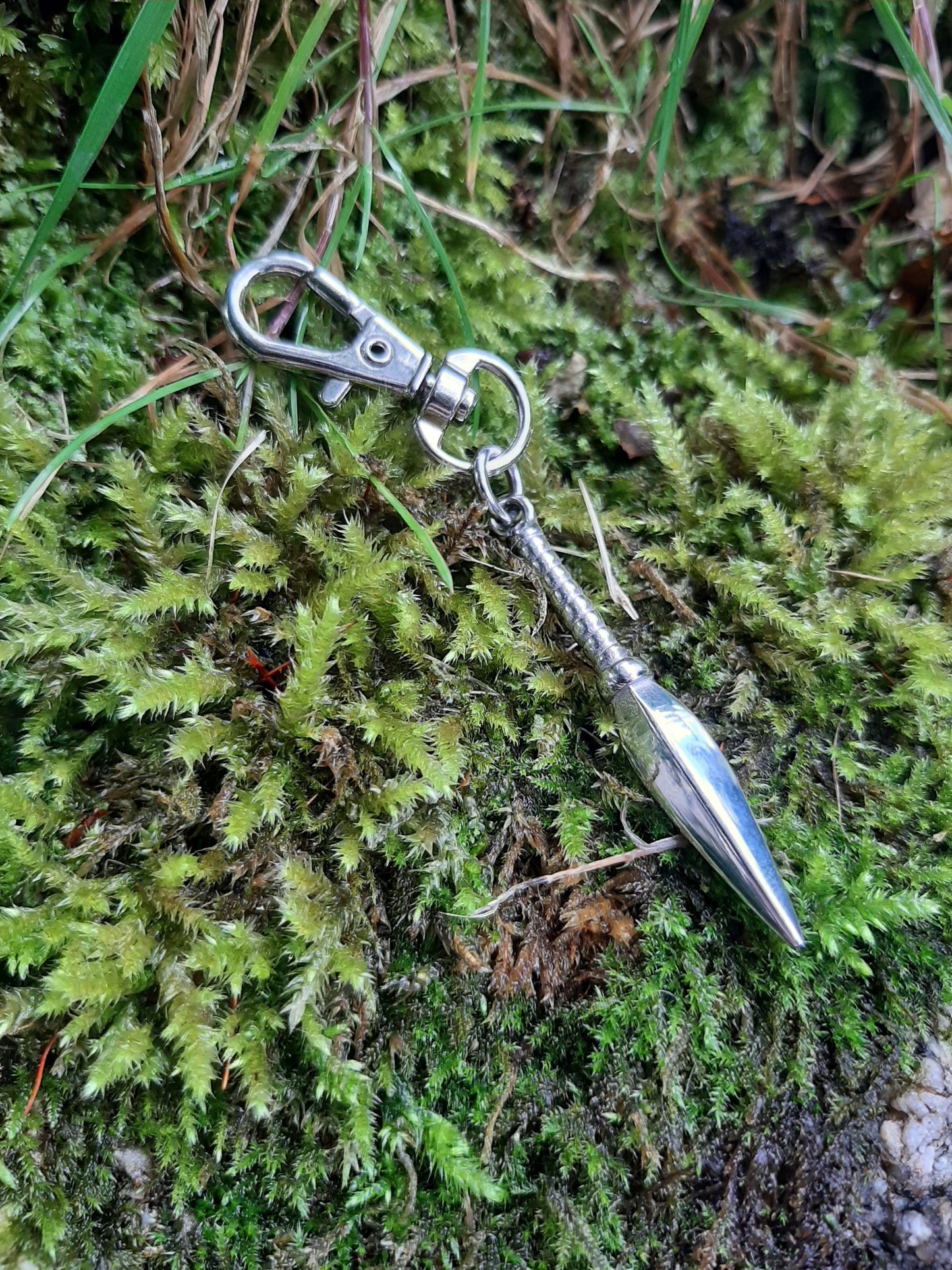 Odin's Spear Gungnir keyring - Stainless Steel