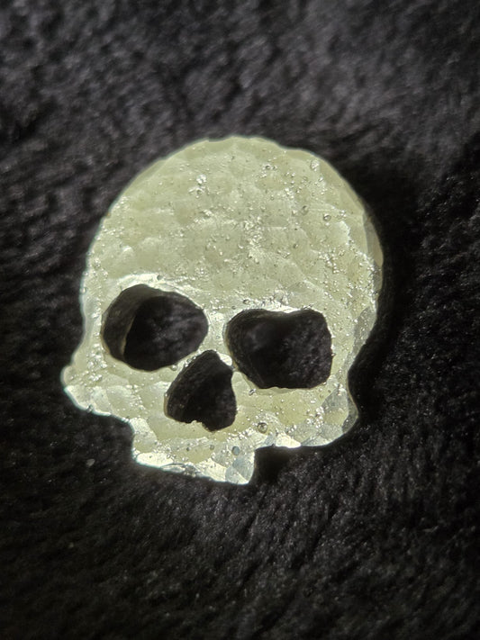 Skull Pin Badge | Handmade | Gothic, Pagan, Witchy