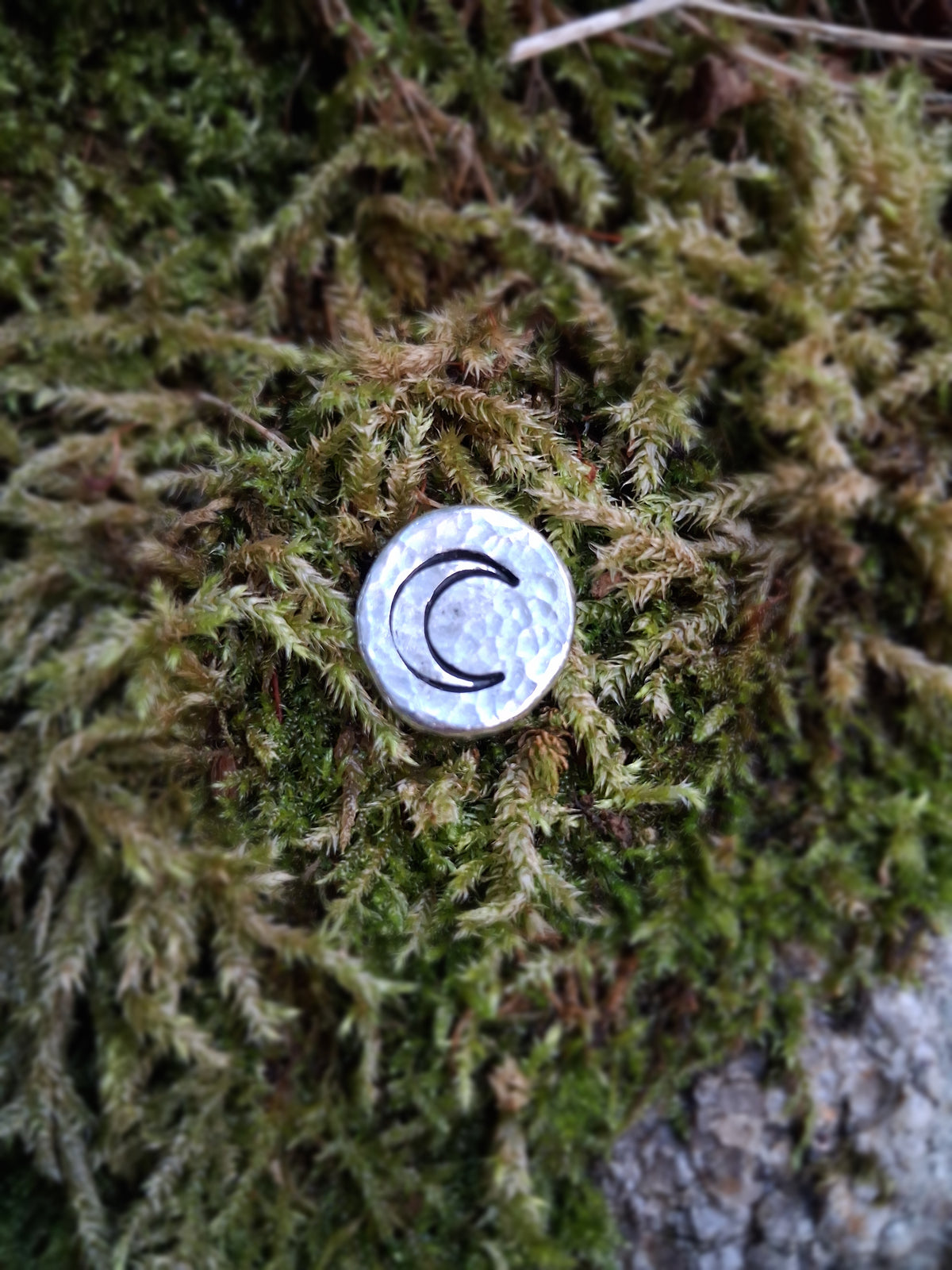Moon Pin Badge | Pewter | Witchy, Magic, Pagan, Alternative