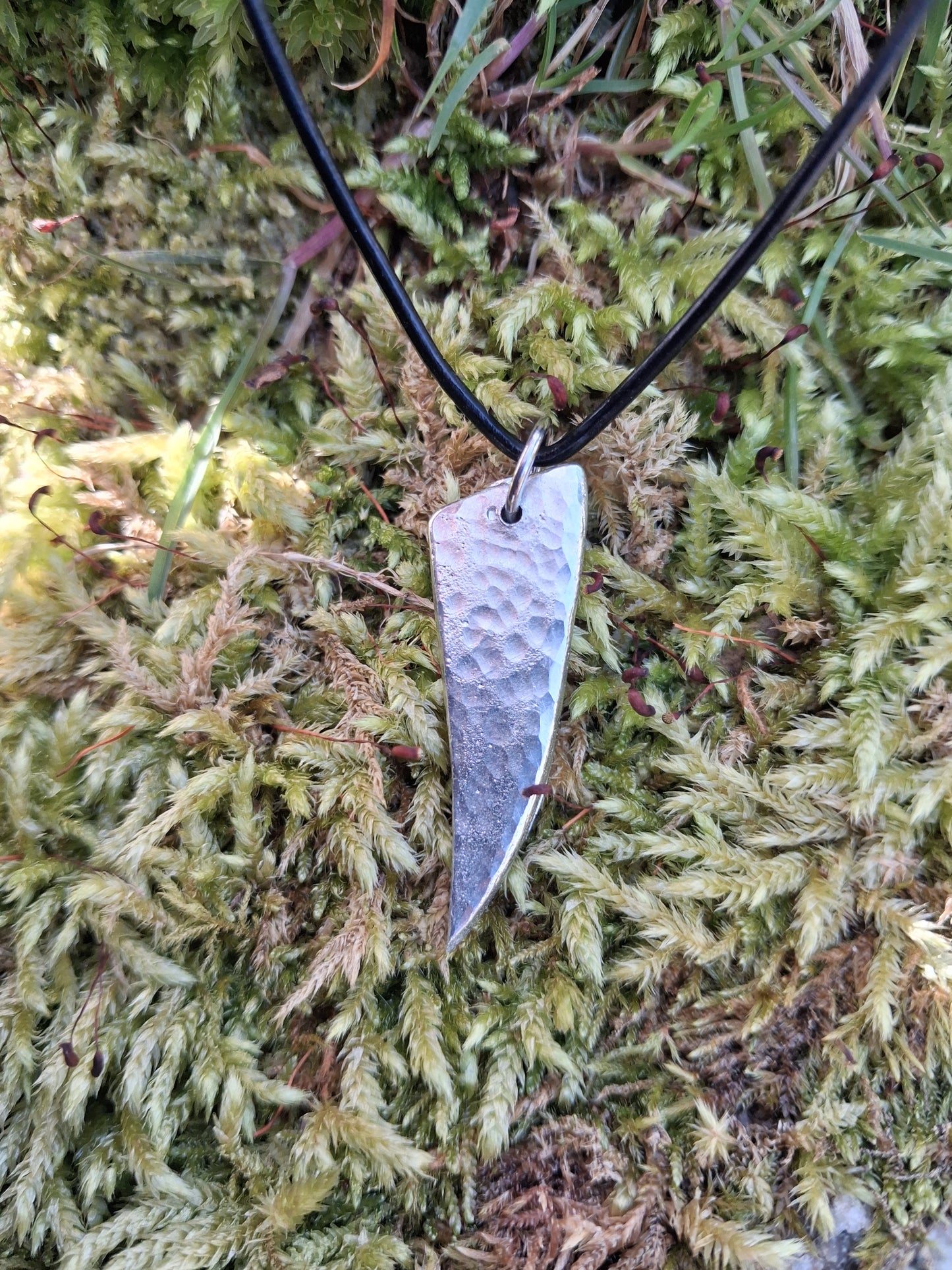 Tooth Pendant Necklace| Fang Pendant Necklace | Claw Pendant Necklace |  Cast and Hammered Pewter