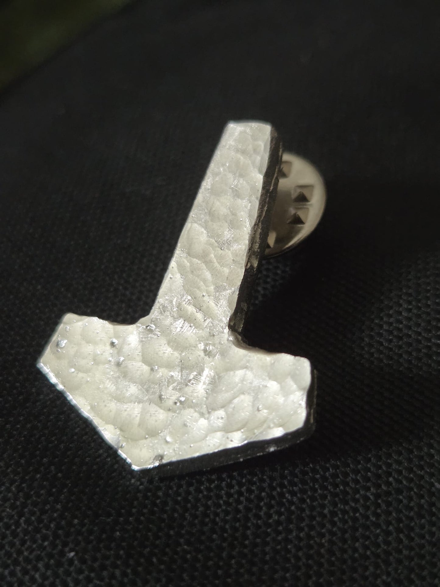 Mjolnir Thors Hammer Pin Badge | Handmade | Viking, Gothic, Pagan, Witchy