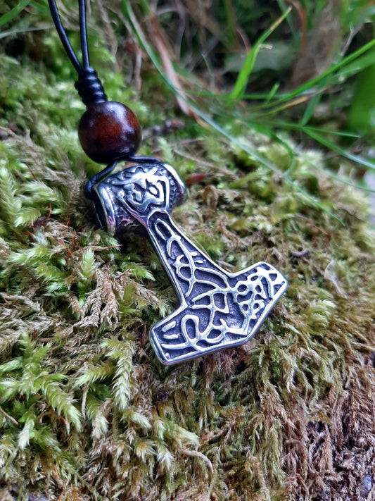 Thor's hammer pendant necklace | Viking jewellery