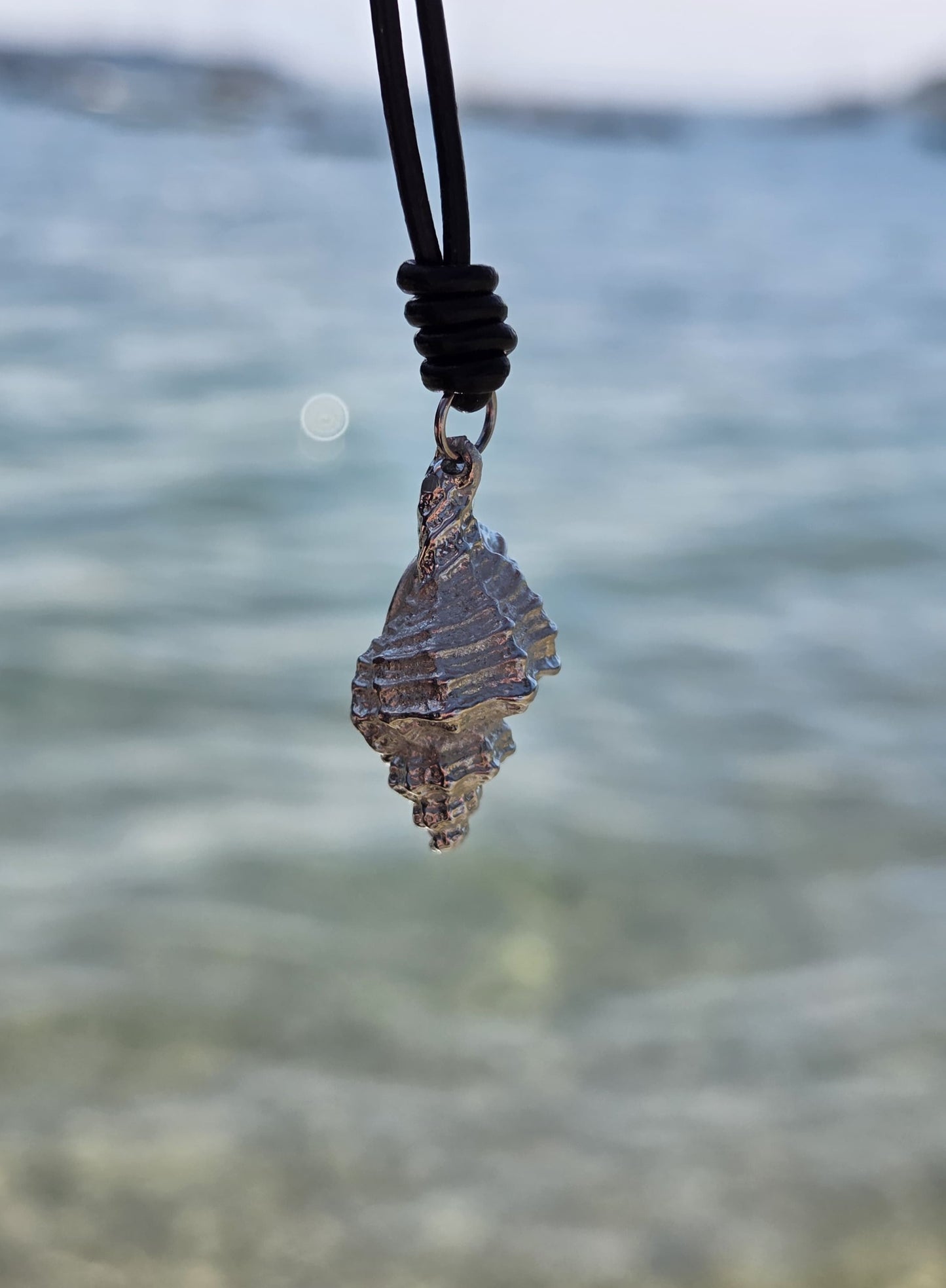 Seashell Pendant Necklace | Shell Necklace | Cornish Jewellery | Sea Jewellery - Cast Pewter - Solid