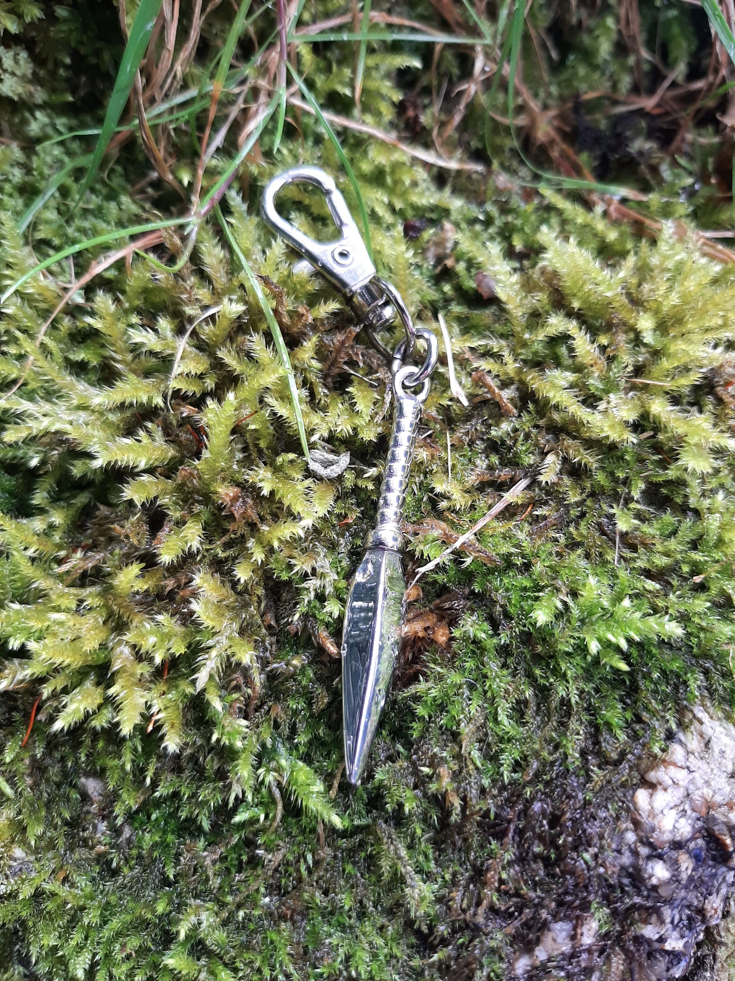 Odin's Spear Gungnir keyring - Stainless Steel