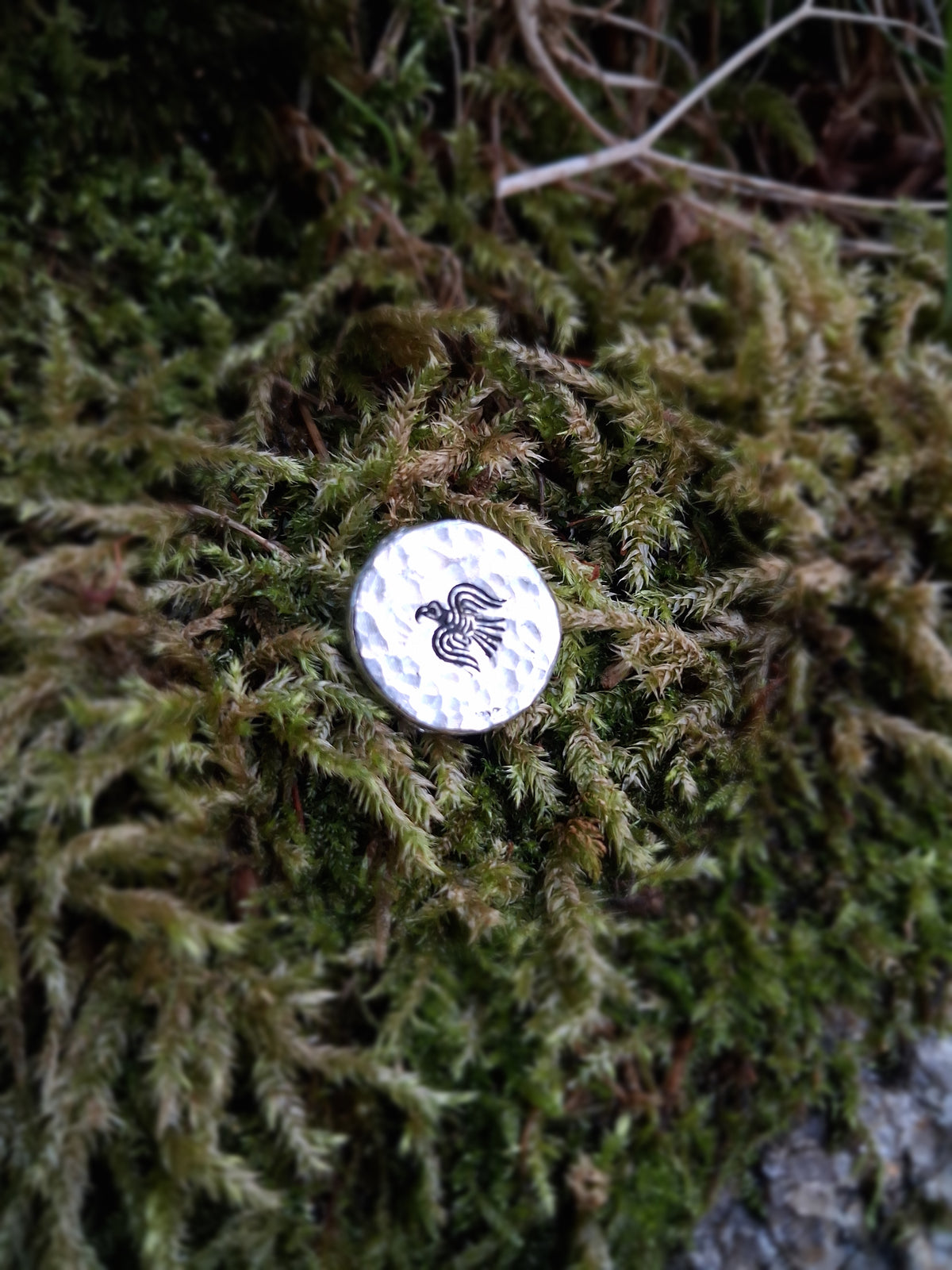 Odins Raven Pin Badge | Pewter | Viking, Wtchy, Magic, Pagan, Alternative