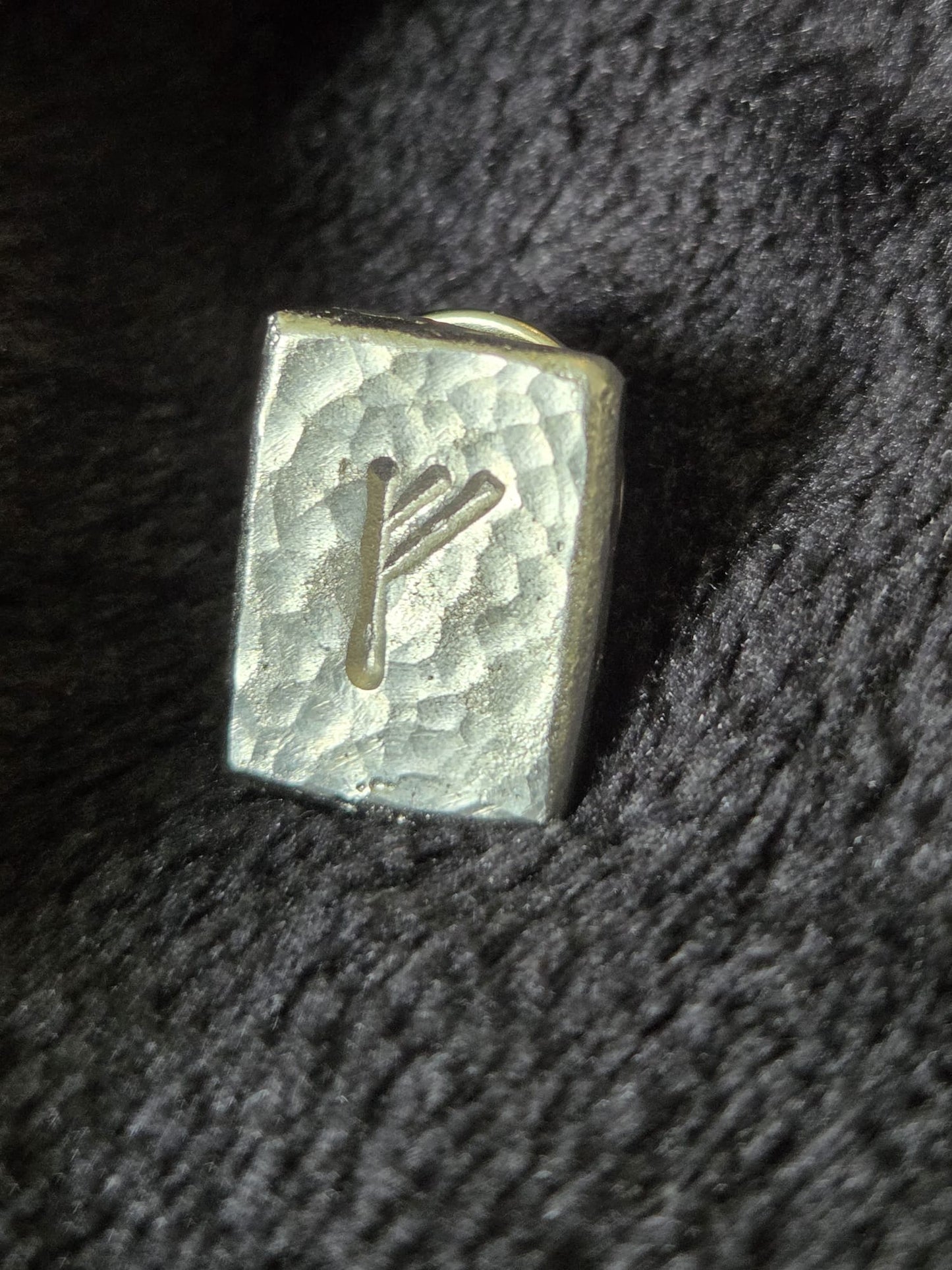 Viking Rune Pin Badge | Pewter | Luck, Wealth, Protection, Wisdom, Strength, Fellowship, Health, Courage