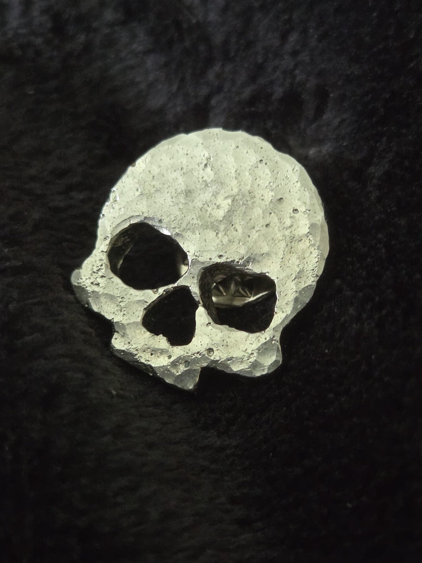 Skull Pin Badge | Handmade | Gothic, Pagan, Witchy
